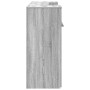 Mostrador de recepción sonoma gris 200x50x103,5 cm en Oficina | Comprar online en Foru.es