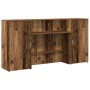 Mostrador de recepción madera vieja 200x50x103,5 cm en Oficina | Comprar online en Foru.es