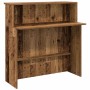 Mostrador de recepción madera vieja 200x50x103,5 cm en Oficina | Comprar online en Foru.es