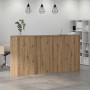 Mostrador de recepción roble artisian 200x50x103,5 cm en Oficina | Comprar online en Foru.es