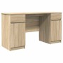Escritorio Roble Sonoma 140 x 49 x 76 cm Madera contrachapada en Oficina | Comprar online en Foru.es