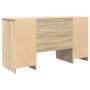 Escritorio Roble Sonoma 140 x 49 x 76 cm Madera contrachapada en Oficina | Comprar online en Foru.es