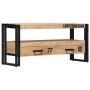 Mueble de TV de madera maciza de mango 100x30x45 cm de vidaXL, Muebles TV - Ref: Foro24-249858, Precio: 188,03 €, Descuento: %
