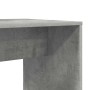 Escritorio con estante Gris Concreto 138,5 x 55 x 143 cm en Oficina | Comprar online en Foru.es