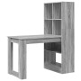Escritorio Gris Sonoma 122 x 67 x 145 cm Madera de ingeniería en Oficina | Comprar online en Foru.es