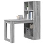 Escritorio Gris Sonoma 122 x 67 x 145 cm Madera de ingeniería en Oficina | Comprar online en Foru.es