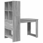 Escritorio Gris Sonoma 122 x 67 x 145 cm Madera de ingeniería en Oficina | Comprar online en Foru.es
