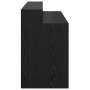 Escritorio Roble negro 140 x 55 x 91 cm Madera contrachapada en Oficina | Comprar online en Foru.es