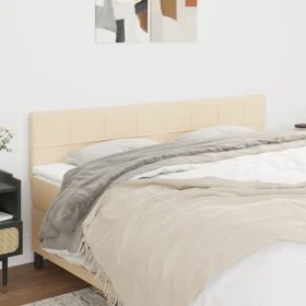 Cabeceros 2 unidades de tela color crema 80x5x78/88 cm de vidaXL, Cabeceros y pies de cama - Ref: Foro24-346065, Precio: 62,1...