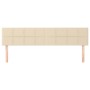Cabeceros 2 unidades de tela color crema 80x5x78/88 cm de vidaXL, Cabeceros y pies de cama - Ref: Foro24-346065, Precio: 53,7...