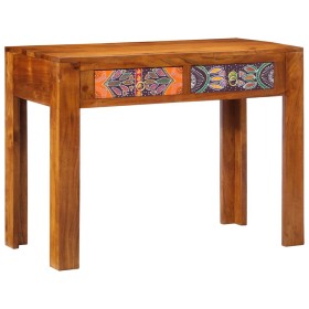 Escritorio con cajón con almacenamiento Marrón 100 x 50 x 75 cm en Oficina | Comprar online en Foru.es