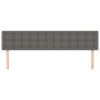 Cabeceros 2 unidades de cuero sintético gris 80x5x78/88 cm de vidaXL, Cabeceros y pies de cama - Ref: Foro24-346488, Precio: ...