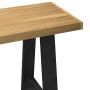 Escritorio NOAIN patas en A madera maciza pino 120x50x75 cm en Oficina | Comprar online en Foru.es