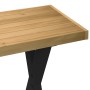 Escritorio NOAIN patas en X madera maciza pino 120x50x75 cm en Oficina | Comprar online en Foru.es