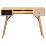 Escritorio Marrón 110 x 55 x 76 cm Madera de mango maciza en Oficina | Comprar online en Foru.es