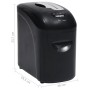 Trituradora de papel 10 hojas microcorte negra en Oficina | Comprar online en Foru.es