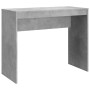 Escritorio de madera contrachapada gris hormigón 90x40x72 cm en Oficina | Comprar online en Foru.es