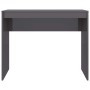 Escritorio de madera contrachapada gris brillante 90x40x72cm en Oficina | Comprar online en Foru.es
