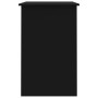 Escritorio de madera contrachapada negro 100x50x76 cm en Oficina | Comprar online en Foru.es