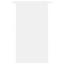 Escritorio de madera contrachapada blanco 90x50x74 cm en Oficina | Comprar online en Foru.es