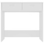 Escritorio de madera contrachapada blanco 80x40x75 cm en Oficina | Comprar online en Foru.es