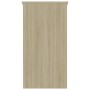 Escritorio madera contrachapada color roble Sonoma 80x40x75 cm en Oficina | Comprar online en Foru.es