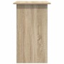 Escritorio madera contrachapada color roble Sonoma 80x45x74 cm en Oficina | Comprar online en Foru.es