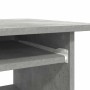 Escritorio de madera contrachapada gris hormigón 80x45x74 cm en Oficina | Comprar online en Foru.es