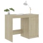 Escritorio madera contrachapada color roble Sonoma 100x50x76 cm en Oficina | Comprar online en Foru.es