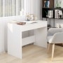 Escritorio de madera contrachapada blanco 101x50x76,5 cm en Oficina | Comprar online en Foru.es