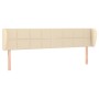Cabecero de tela color crema 163x23x78/88 cm de vidaXL, Cabeceros y pies de cama - Ref: Foro24-3117155, Precio: 69,43 €, Desc...