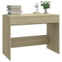Escritorio de madera contrachapada roble Sonoma 101x50x76,5 cm en Oficina | Comprar online en Foru.es