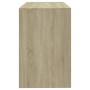 Escritorio de madera contrachapada roble Sonoma 101x50x76,5 cm en Oficina | Comprar online en Foru.es