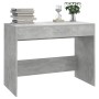 Escritorio de madera contrachapada gris hormigón 101x50x76,5 cm en Oficina | Comprar online en Foru.es