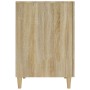 Escritorio madera contrachapada roble Sonoma 140x50x75 cm en Oficina | Comprar online en Foru.es