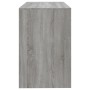 Escritorio de madera de ingeniería gris Sonoma 101x50x76,5 cm en Oficina | Comprar online en Foru.es