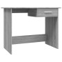Escritorio de madera contrachapada gris Sonoma 100x50x76 cm en Oficina | Comprar online en Foru.es
