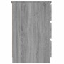 Escritorio de madera contrachapada gris Sonoma 140x50x77 cm en Oficina | Comprar online en Foru.es