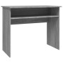 Escritorio de madera contrachapada gris Sonoma 90x50x74 cm en Oficina | Comprar online en Foru.es