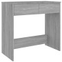 Escritorio de madera contrachapada gris Sonoma 80x40x75 cm en Oficina | Comprar online en Foru.es