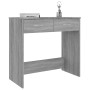 Escritorio de madera contrachapada gris Sonoma 80x40x75 cm en Oficina | Comprar online en Foru.es