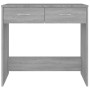 Escritorio de madera contrachapada gris Sonoma 80x40x75 cm en Oficina | Comprar online en Foru.es