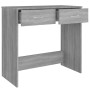 Escritorio de madera contrachapada gris Sonoma 80x40x75 cm en Oficina | Comprar online en Foru.es