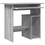Escritorio de madera contrachapada gris Sonoma 80x45x74 cm en Oficina | Comprar online en Foru.es