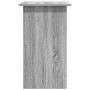 Escritorio de madera contrachapada gris Sonoma 80x45x74 cm en Oficina | Comprar online en Foru.es