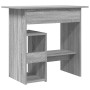 Escritorio de madera contrachapada gris Sonoma 80x45x74 cm en Oficina | Comprar online en Foru.es