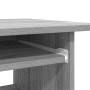 Escritorio de madera contrachapada gris Sonoma 80x45x74 cm en Oficina | Comprar online en Foru.es