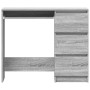 Escritorio de madera contrachapada gris Sonoma 90x45x76 cm en Oficina | Comprar online en Foru.es