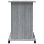Escritorio de madera contrachapada gris Sonoma 80x50x75 cm en Oficina | Comprar online en Foru.es