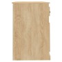 Escritorio con cajón madera contrachapada roble 115x50x75 cm en Oficina | Comprar online en Foru.es